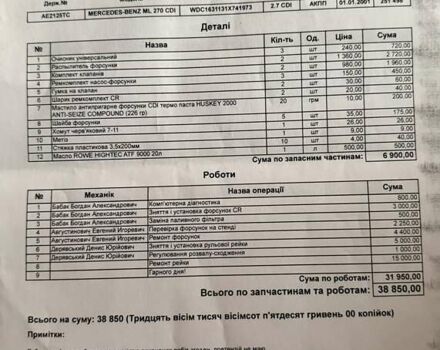 Сірий Мерседес М-Клас, об'ємом двигуна 2.69 л та пробігом 255 тис. км за 8000 $, фото 20 на Automoto.ua