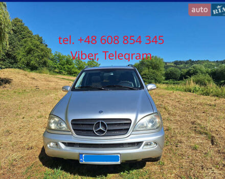 Сірий Мерседес М-Клас, об'ємом двигуна 2.7 л та пробігом 216 тис. км за 8250 $, фото 1 на Automoto.ua