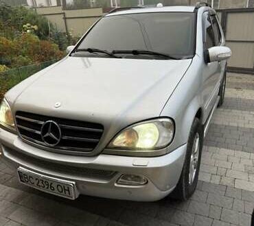 Мерседес М-Класс 2002 в Городке на Automoto.ua Серый Мерседес М-Класс, объемом двигателя 2.7 л и пробегом 410 тыс. км за 7500 $, фото 1 на Automoto.ua