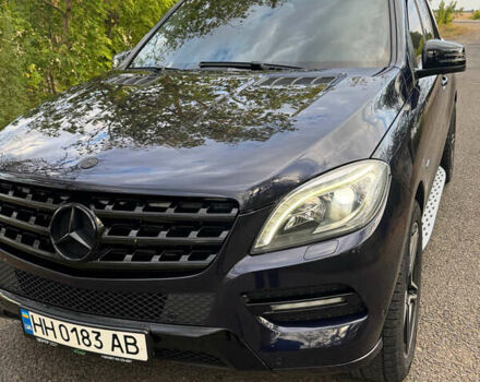 Синий Мерседес М-Класс, объемом двигателя 2.99 л и пробегом 220 тыс. км за 24500 $, фото 2 на Automoto.ua