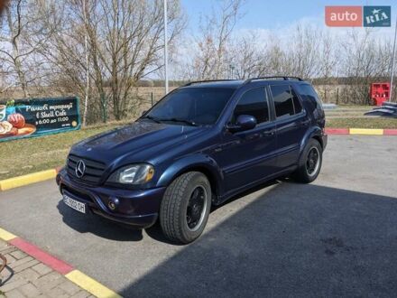 Мерседес М-Класс 2000 в Львове на Automoto.ua Синий Мерседес М-Класс, объемом двигателя 5.44 л и пробегом 306 тыс. км за 7500 $, фото 1 на Automoto.ua