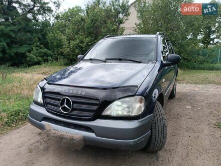 Мерседес М-Класс 2001 в Славянске на Automoto.ua Синий Мерседес М-Класс, объемом двигателя 2.7 л и пробегом 340 тыс. км за 4600 $, фото 1 на Automoto.ua