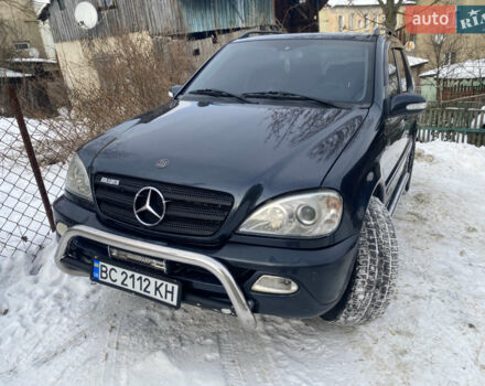 Синий Мерседес М-Класс, объемом двигателя 2.7 л и пробегом 331 тыс. км за 6100 $, фото 1 на Automoto.ua