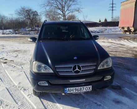 Синий Мерседес М-Класс, объемом двигателя 2.7 л и пробегом 389 тыс. км за 7770 $, фото 1 на Automoto.ua