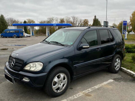 Мерседес М-Клас 2002 у Хмельницькому на Automoto.ua Синій Мерседес М-Клас, об'ємом двигуна 2.69 л та пробігом 244 тис. км за 7800 $, фото 1 на Automoto.ua