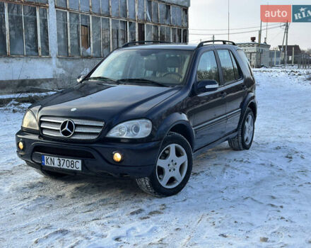 Синий Мерседес М-Класс, объемом двигателя 2.7 л и пробегом 380 тыс. км за 5600 $, фото 1 на Automoto.ua