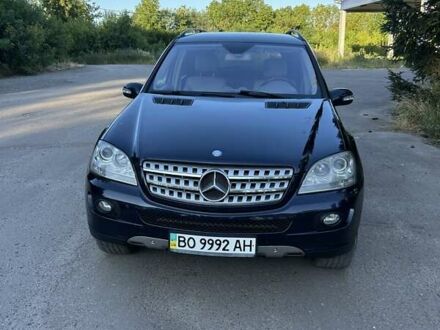 Мерседес М-Класс 2006 в Залещиках на Automoto.ua Синий Мерседес М-Класс, объемом двигателя 2.99 л и пробегом 445 тыс. км за 10500 $, фото 1 на Automoto.ua