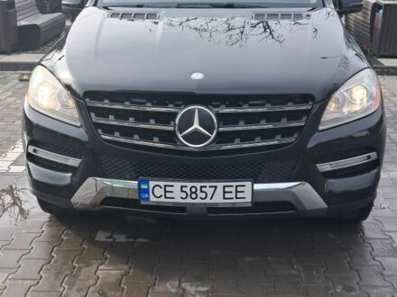 Чорний Мерседес МЛ 350, об'ємом двигуна 3 л та пробігом 2 тис. км за 24500 $, фото 1 на Automoto.ua