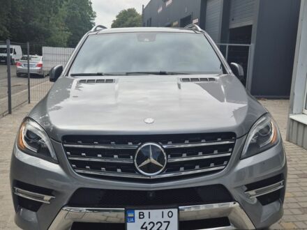 Серый Мерседес МЛ 350, объемом двигателя 3 л и пробегом 103 тыс. км за 735 $, фото 1 на Automoto.ua