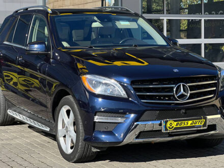 Мерседес МЛ 350 2014 у Івано-Франківську на Automoto.ua Синій Мерседес МЛ 350, об'ємом двигуна 3 л та пробігом 224 тис. км за 24400 $, фото 1 на Automoto.ua