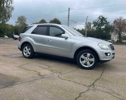 Серый Мерседес МЛ 500, объемом двигателя 5 л и пробегом 283 тыс. км за 10700 $, фото 1 на Automoto.ua