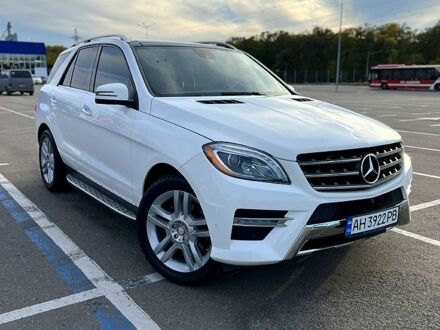 Мерседес МЛ класс 2014 в Запорожье на Automoto.ua Белый Мерседес МЛ класс, объемом двигателя 3 л и пробегом 262 тыс. км за 29800 $, фото 1 на Automoto.ua