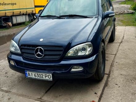 Мерседес ML-Class 2003 у Бурыне на Automoto.ua Чорний Мерседес ML-Class, об'ємом двигуна 2.7 л та пробігом 320 тис. км за 3600 $, фото 1 на Automoto.ua