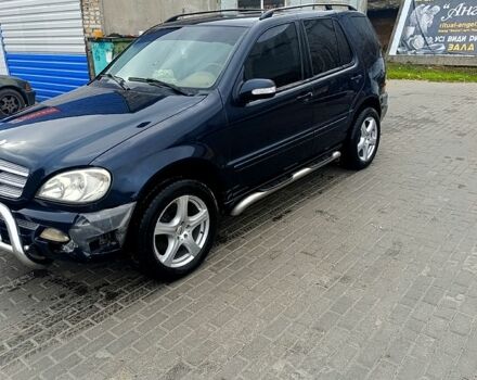 Синий Мерседес МЛ класс, объемом двигателя 2.7 л и пробегом 400 тыс. км за 4100 $, фото 9 на Automoto.ua