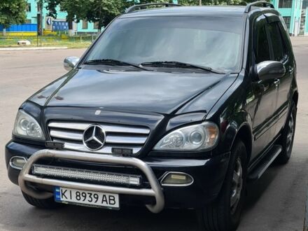 Мерседес МЛ 2003 в Обухове на Automoto.ua Черный Мерседес МЛ, объемом двигателя 3.7 л и пробегом 361 тыс. км за 6900 $, фото 1 на Automoto.ua