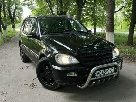 Мерседес МЛ 2004 в Хмельнике на Automoto.ua Черный Мерседес МЛ, объемом двигателя 2.7 л и пробегом 430 тыс. км за 4500 $, фото 1 на Automoto.ua
