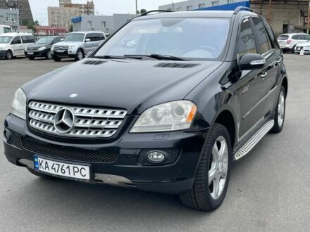 Мерседес МЛ 2008 у Обухове на Automoto.ua Чорний Мерседес МЛ, об'ємом двигуна 3.5 л та пробігом 385 тис. км за 9800 $, фото 1 на Automoto.ua