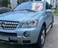 Сірий Мерседес МЛ, об'ємом двигуна 5 л та пробігом 240 тис. км за 10700 $, фото 1 на Automoto.ua