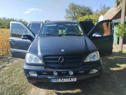Мерседес МЛ 2002 в Ахтырке на Automoto.ua Синий Мерседес МЛ, объемом двигателя 2.7 л и пробегом 340 тыс. км за 5500 $, фото 1 на Automoto.ua