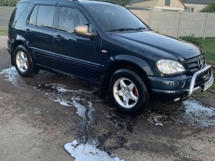 Мерседес МЛ 2002 у Белой Церкве на Automoto.ua Синій Мерседес МЛ, об'ємом двигуна 2.7 л та пробігом 450 тис. км за 6000 $, фото 1 на Automoto.ua