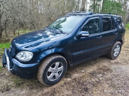 Мерседес МЛ 2002 в Ямполе на Automoto.ua Синий Мерседес МЛ, объемом двигателя 2.7 л и пробегом 420 тыс. км за 4200 $, фото 1 на Automoto.ua