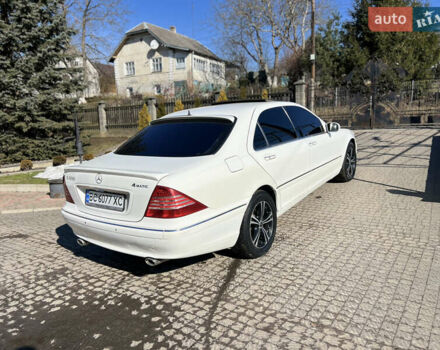 Білий Мерседес С Клас, об'ємом двигуна 5 л та пробігом 369 тис. км за 4500 $, фото 4 на Automoto.ua