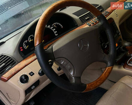 Чорний Мерседес С Клас, об'ємом двигуна 5 л та пробігом 555 тис. км за 4800 $, фото 19 на Automoto.ua