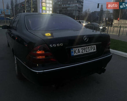 Чорний Мерседес С Клас, об'ємом двигуна 5 л та пробігом 555 тис. км за 4800 $, фото 6 на Automoto.ua