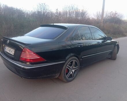 Черный Мерседес С Класс, объемом двигателя 5 л и пробегом 377 тыс. км за 4400 $, фото 1 на Automoto.ua