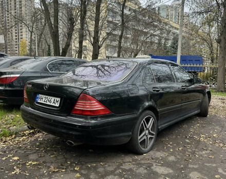 Чорний Мерседес С Клас, об'ємом двигуна 6 л та пробігом 250 тис. км за 4800 $, фото 13 на Automoto.ua