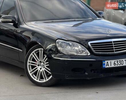 Черный Мерседес С Класс, объемом двигателя 3.2 л и пробегом 340 тыс. км за 5950 $, фото 4 на Automoto.ua