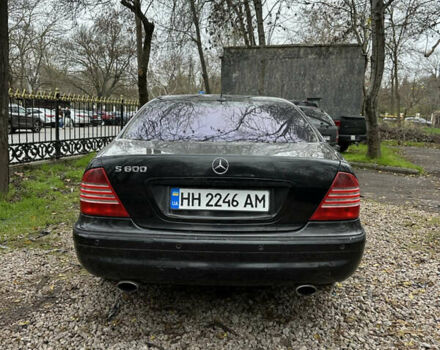 Чорний Мерседес С Клас, об'ємом двигуна 6 л та пробігом 250 тис. км за 4800 $, фото 4 на Automoto.ua