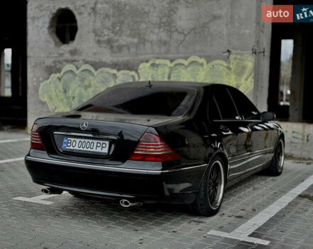 Чорний Мерседес С Клас, об'ємом двигуна 5 л та пробігом 280 тис. км за 7777 $, фото 12 на Automoto.ua