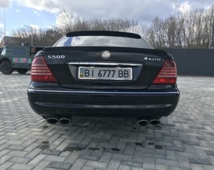 Чорний Мерседес С Клас, об'ємом двигуна 5 л та пробігом 350 тис. км за 4500 $, фото 4 на Automoto.ua