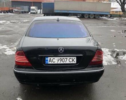 Мерседес С Класс 2003 в Маневичах на Automoto.ua Черный Мерседес С Класс, объемом двигателя 5 л и пробегом 320 тыс. км за 5300 $, фото 5 на Automoto.ua