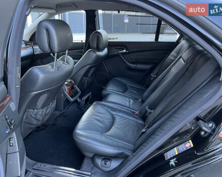 Чорний Мерседес С Клас, об'ємом двигуна 5 л та пробігом 413 тис. км за 7500 $, фото 22 на Automoto.ua