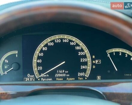 Черный Мерседес С Класс, объемом двигателя 5.5 л и пробегом 220 тыс. км за 10500 $, фото 6 на Automoto.ua