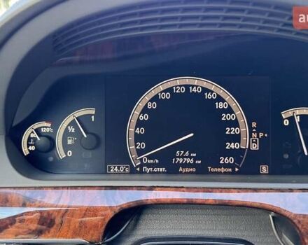 Чорний Мерседес С Клас, об'ємом двигуна 5.5 л та пробігом 180 тис. км за 13000 $, фото 7 на Automoto.ua