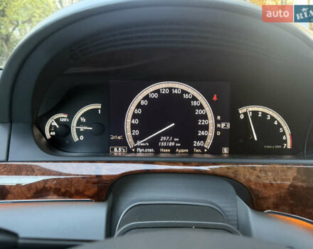 Чорний Мерседес С Клас, об'ємом двигуна 5.5 л та пробігом 155 тис. км за 16800 $, фото 10 на Automoto.ua