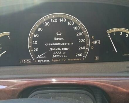 Чорний Мерседес С Клас, об'ємом двигуна 3.5 л та пробігом 243 тис. км за 14000 $, фото 7 на Automoto.ua