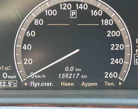 Черный Мерседес С Класс, объемом двигателя 5.5 л и пробегом 157 тыс. км за 20500 $, фото 12 на Automoto.ua