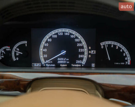 Чорний Мерседес С Клас, об'ємом двигуна 5.46 л та пробігом 288 тис. км за 18500 $, фото 26 на Automoto.ua