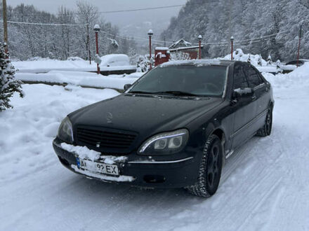 Чорний Мерседес С Клас, об'ємом двигуна 5 л та пробігом 435 тис. км за 6300 $, фото 1 на Automoto.ua