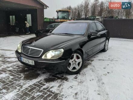 Чорний Мерседес С Клас, об'ємом двигуна 4.97 л та пробігом 350 тис. км за 2999 $, фото 1 на Automoto.ua