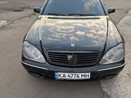 Чорний Мерседес С Клас, об'ємом двигуна 5 л та пробігом 391 тис. км за 4350 $, фото 1 на Automoto.ua