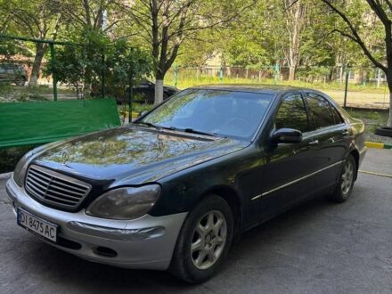 Чорний Мерседес С Клас, об'ємом двигуна 5 л та пробігом 270 тис. км за 3504 $, фото 1 на Automoto.ua