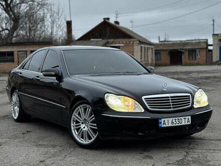 Чорний Мерседес С Клас, об'ємом двигуна 3.2 л та пробігом 520 тис. км за 6900 $, фото 1 на Automoto.ua