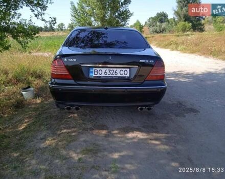 Чорний Мерседес С Клас, об'ємом двигуна 4.3 л та пробігом 300 тис. км за 5500 $, фото 1 на Automoto.ua