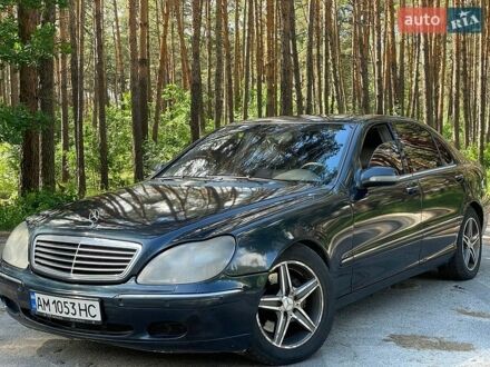 Чорний Мерседес С Клас, об'ємом двигуна 5 л та пробігом 400 тис. км за 3300 $, фото 1 на Automoto.ua