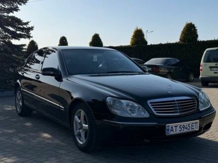 Чорний Мерседес С Клас, об'ємом двигуна 4 л та пробігом 295 тис. км за 6700 $, фото 1 на Automoto.ua
